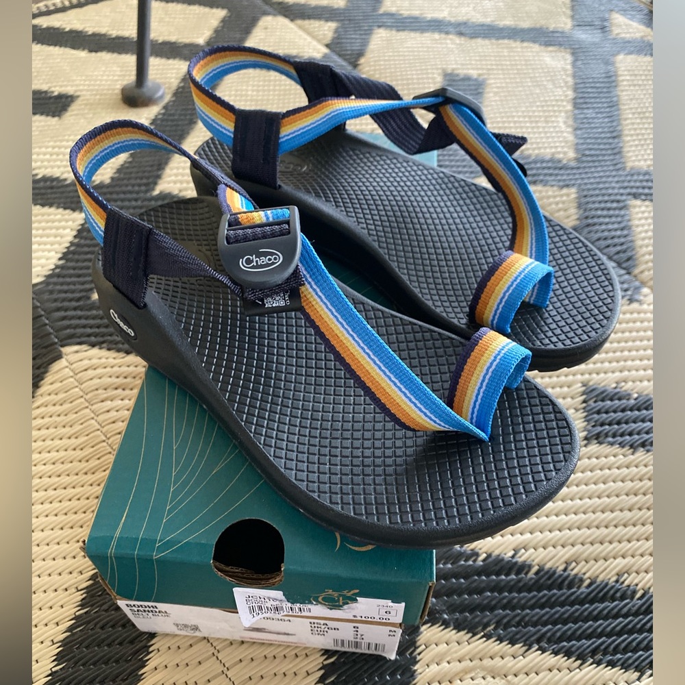 Chaco Bodhi Sandal in Belt Blue NEW with BOX